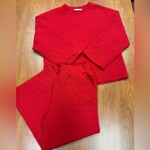 Red Crew Neck Sweater